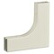 Hubbell Wiring Device-Kellems Flat Elbow Raceway, HBL2000 Series, Ivory HBL2011BRIV - alternate 2